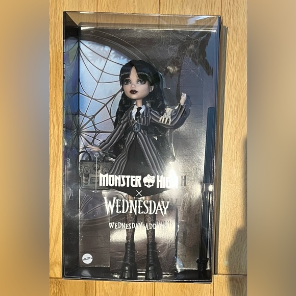 Mattel Monster High Wednesday Addams Rave’n Dolls - Picture 3 of 3